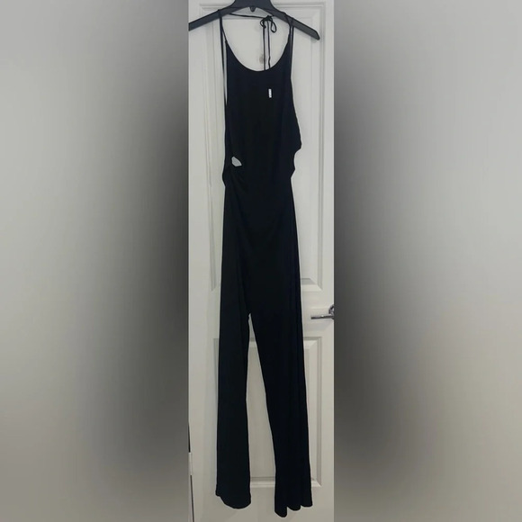 Halston ALEXIS JERSEY CUT OUT JUMPSUIT - Picture 7 of 10